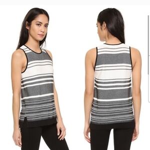 Vince Knit Multi Striped Tank